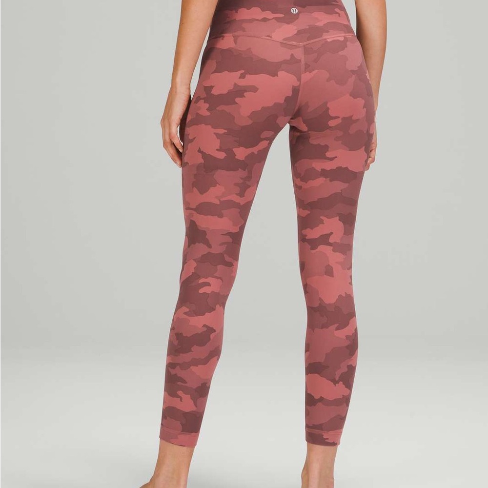 Lululemon High Rise Align Camo Leggings 25" Size 4